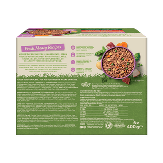 Grain Free Meaty Selection Wet Dog Food 6 x 400g
