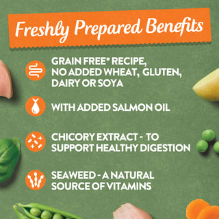 Chicken with Potato & Vegetables Grain Free Wet Dog Food 8 x 400g