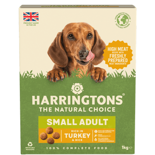 Dry Small Breed Adult Dog Food Rich in Turkey & Rice 5 x 1kg