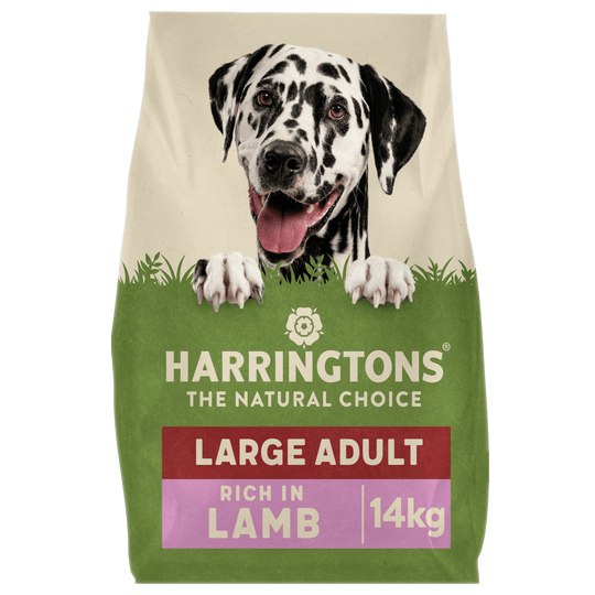 Dry Large Breed Adult Dog Food Rich in Lamb & Rice 14kg