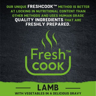 Just 6 Lamb with Vegetables & Gravy Complete Grain-Free Wet Dog Food 8 x 380g